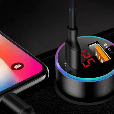 Bluetooth pour la voiture - LedCarCharger™ - Gris - Gadget - auto - store