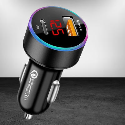 Bluetooth pour la voiture - LedCarCharger™ - Noir - Gadget - auto - store