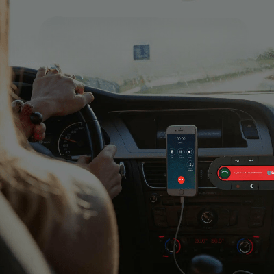 Kit Bluetooth Voiture - BlueDrive™ - Rouge - Gadget - auto - store